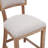 26.5" Counter Stools Set Of 2,Upholstered Counter Height Bar Stools With Comfy Back,Solid Rubber Wood Frame,Backrest, Footrest,Armless Barstools For Home Bar,Kitchen Counter-1604721565