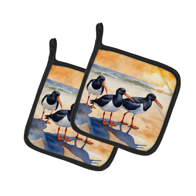 Paire de porte-pots Oystercatchers