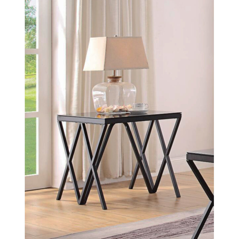 Table de bout en verre Alhareth