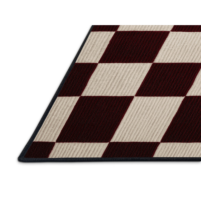 Tapis botanique lavable à la machine, Carré 6 pi