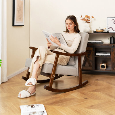 Solid Wood Rocking Chair