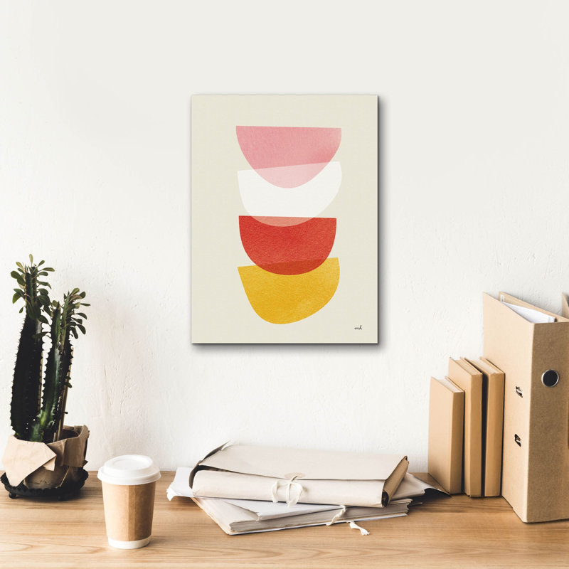 «Balance 2 Oasis» par Moira Hershey, art mural sur toile, H 16 po x l 12 po x P 0,75 po