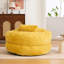 Grand pouf en velours côtelé avec rembourrage en mousse haute densité, idéal pour se détendre pendant les jeux vidéo et pour s'intégrer parfaitement dans les espaces de décoration modernes.