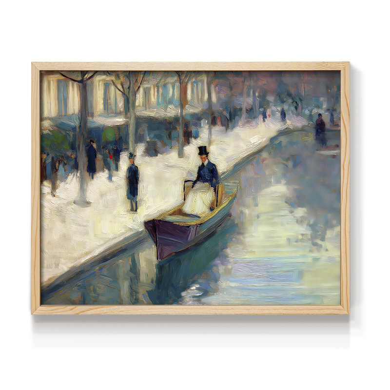 Nautical Series-XX - Reproduction encadrée - Restickable, H 8 po x l 10 po, Naturel