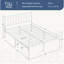 Birmati Metal Platform Bed Minimalist Bed Frame with Headboard and Footboard-291874585-291874584