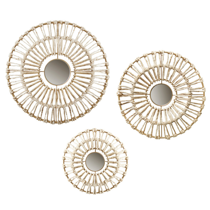 Pablo Round Mirrored Wall Décor