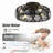 19.60'' Farmhouse Flush Mount Caged Ceiling Fan with Light Kit,6 Speeds,Rustic Low Profile Ceiling Fan with Light and Remote Control,Small Bladeless Ceiling Fans with Lights for Kitchen,Bedroom(4 Bulbs Included)