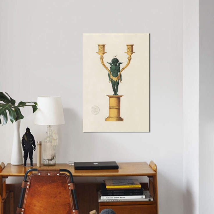 Bless International Cherub Candelabra By Pi Studio Print 