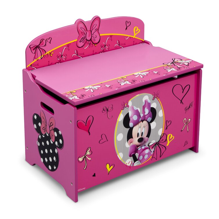 Banc & Coffre à jouets en tissu Pliable Princesse Disney