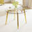 Modern Minimalist Style Circular Transparent Tempered Glass Table (Only Tables, No Chairs)-10527315-10527312