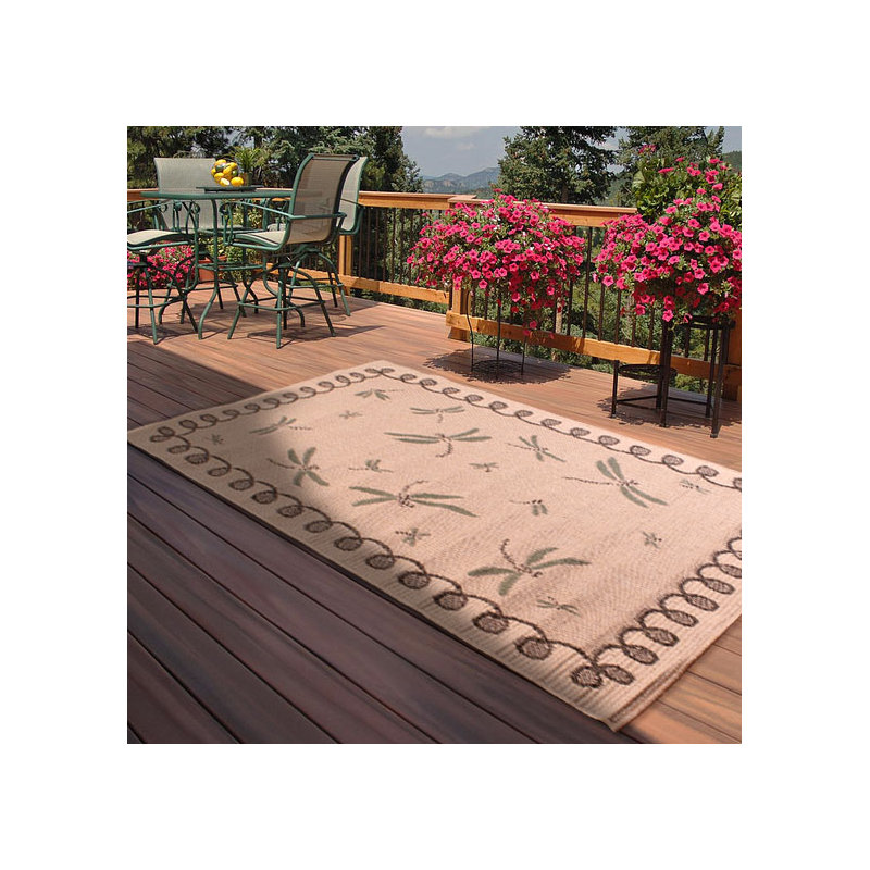 Oloran Hand Woven Indoor / Outdoor Area Rug, Rectangle 120 x 170cm