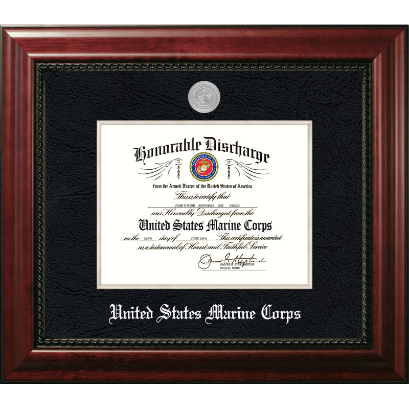 Marine Discharge Executive Picture Frame