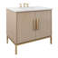 Rift White Oak Single Bath Vanity-22292179-22292183-22936291