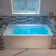 60" X 32" Alcove Acrylic Rectangular Whirlpool Heated Jetted Tub With Drain & Overflow