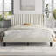 Upholstered Bed Frame with Wing Side-245782667-245782668