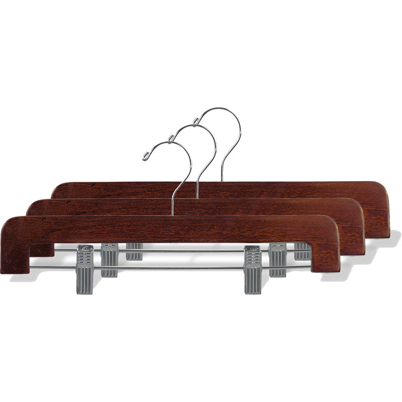 Cintre pour pantalons Winthrop, Noyer / Chrome
