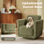 Fauteuil demi-tonneau rembourré et pivotant-768034392