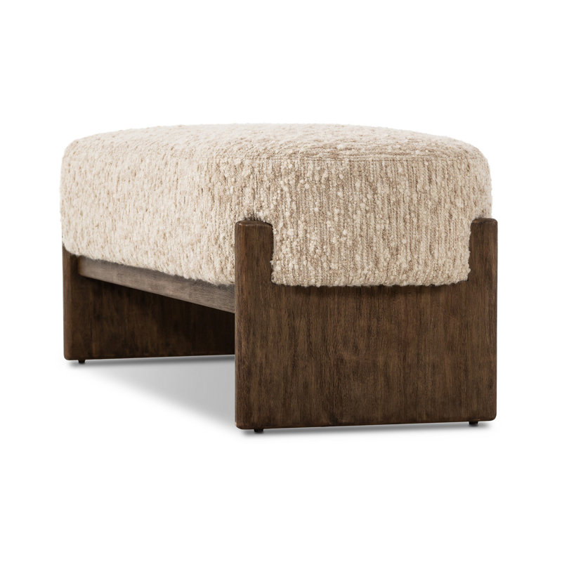 Kirby Accent Bench- 60"-Solema Cream, Vintage Natural, Sutton Olive
