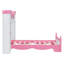 Lit plateforme simple avec tablette de rangement Dreamy-121082317