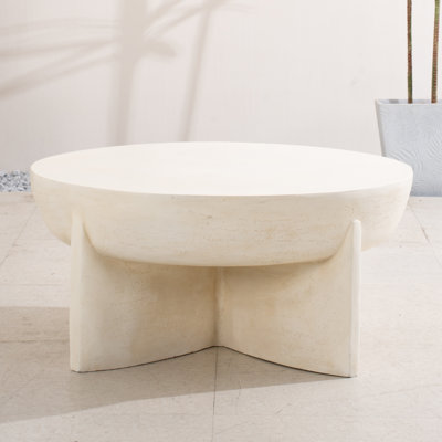 Table basse ronde d'extérieur