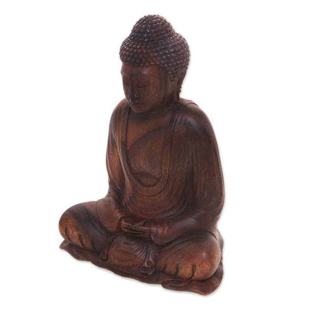 Campania International, Inc Rustic Antique Buddha Statue & Reviews ...