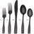 Matte Black Silverware Set