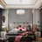 Tubes Drum Shade Chandelier-1019289771