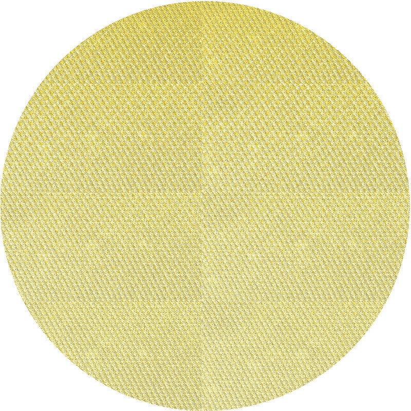 Tapis 100% à motifs lavables à la machine 2989 Pat1650-YW, Rond 5 pi
