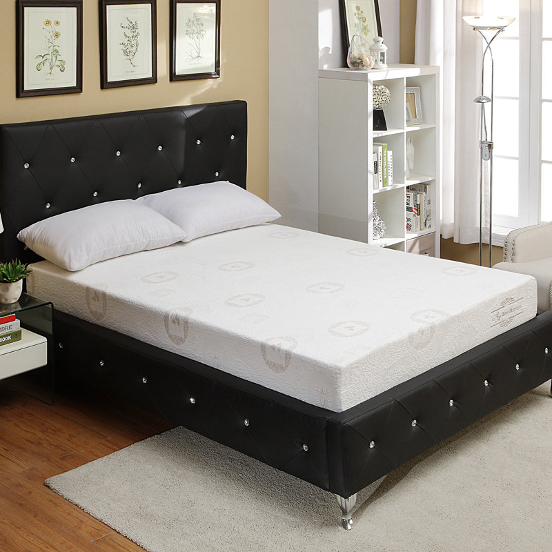 Matelas en mousse viscoélastique infusée de thé 8 po Modern, Lit simple