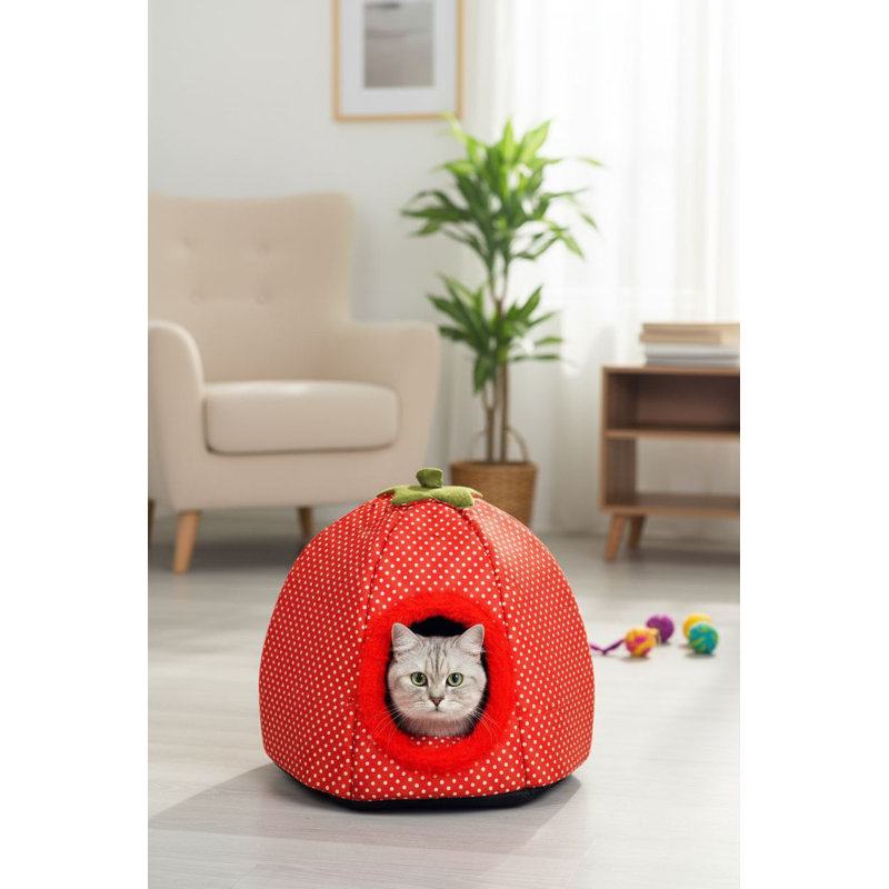 Lit pour chat, Rouge
