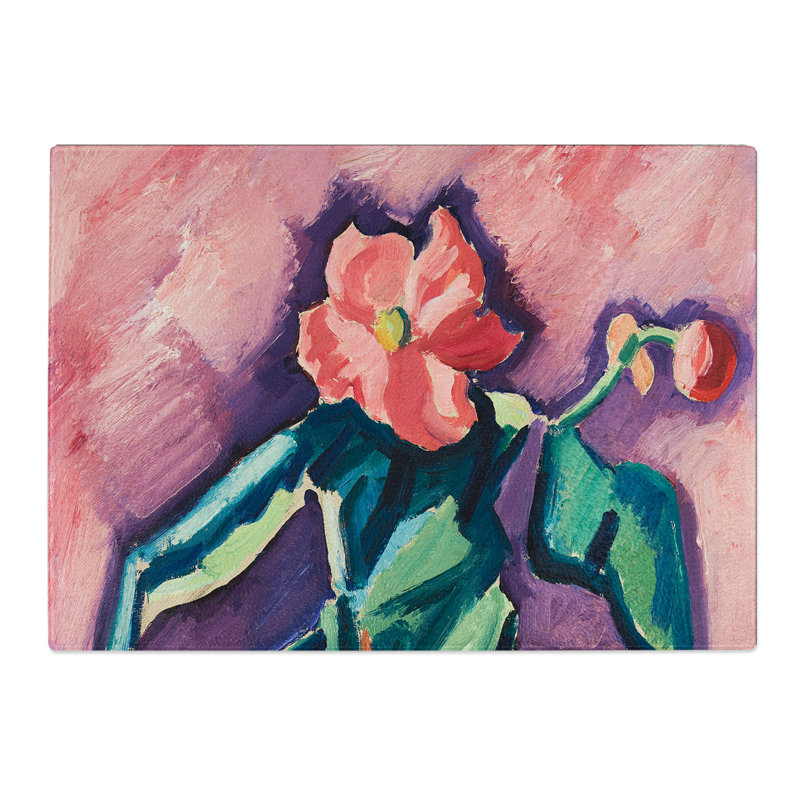 Begonias by Marsden Hartley Chopping Board, 0.4cm H x 20cm W x 28.5cm L