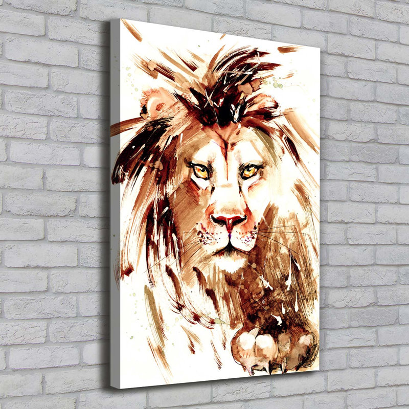Lion - Wrapped Canvas Print