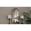 Miroir mural or avec plateau décoratif Baxton Studio Elian