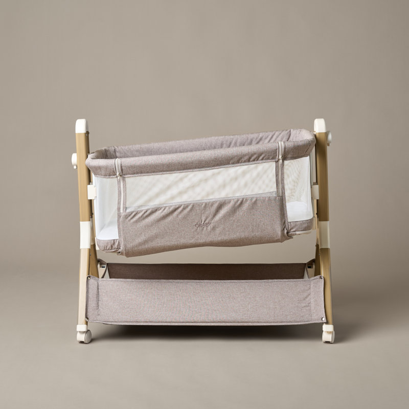 Cloud Bedside Crib, Nutmeg