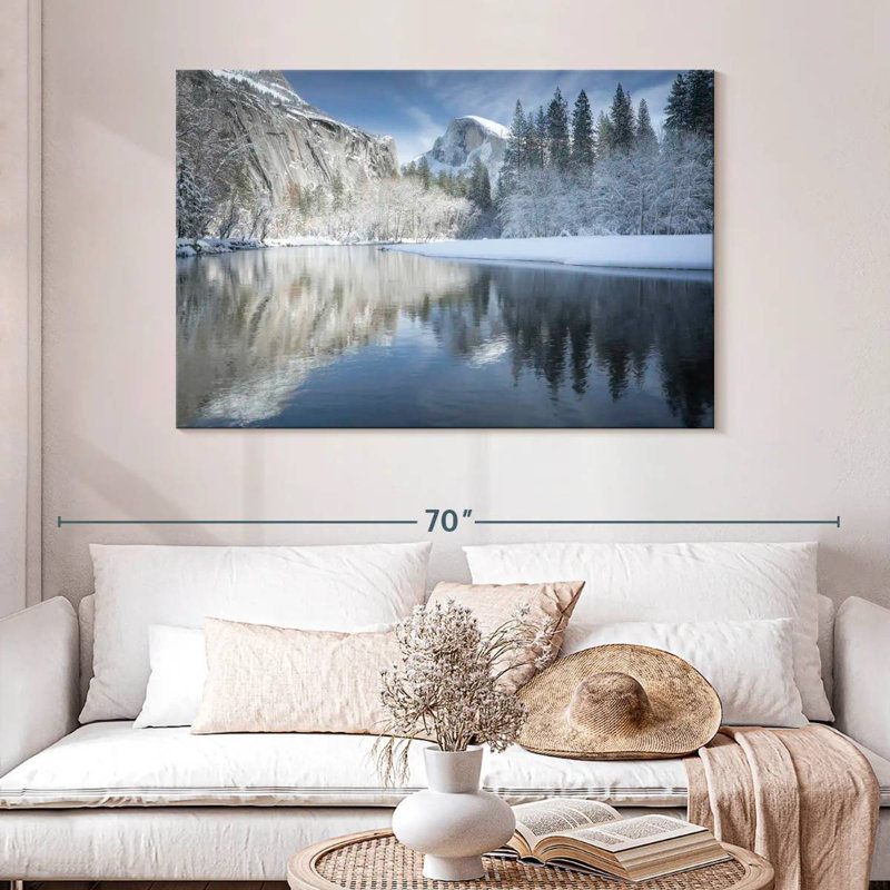 Alvord Yosemite Half Dome Winter, 32" H x 48" W