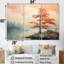 «Expressionist Vibrance Of Raimbow Tree II», ensemble d'art mural sur toile arbre séquoia-107766877-107766881