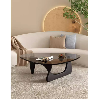 Glass Top Single Coffee Table