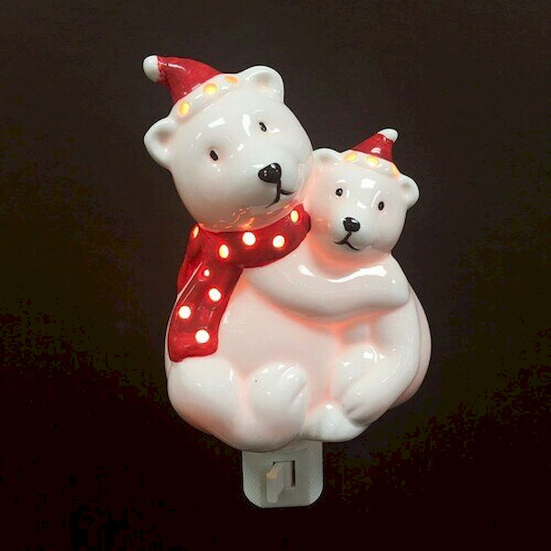 Veilleuse en forme d'ours polaire