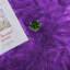 Tapis mauve en polyester tissé à la machine de couleur unie Rhonda-1121565114