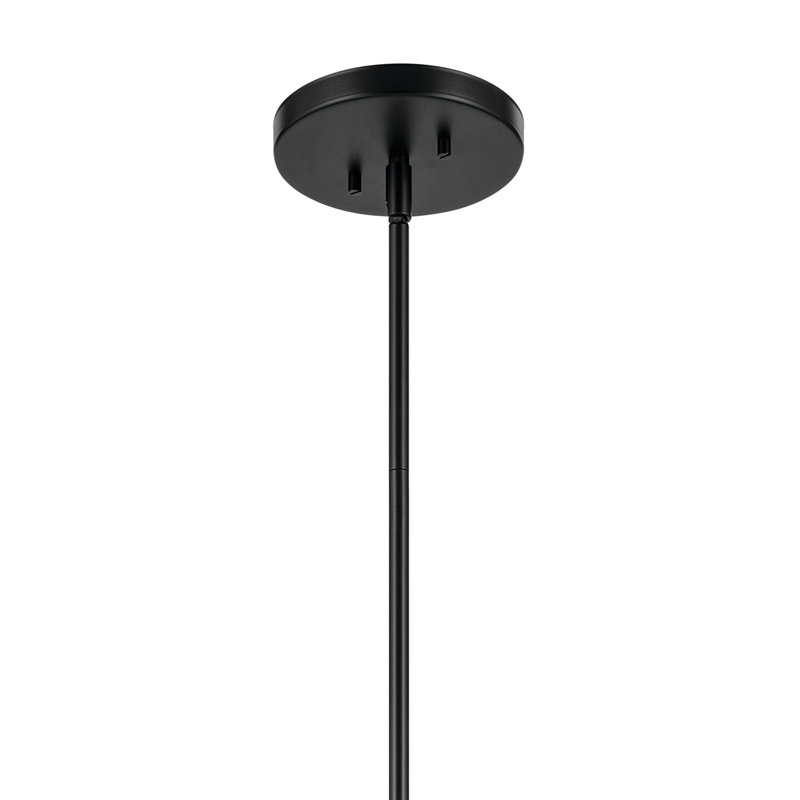 Lustre 4 lumières 20,25 po, Noir satiné