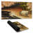 Park bench by fall - 15.75"x31.50" Desk mat
