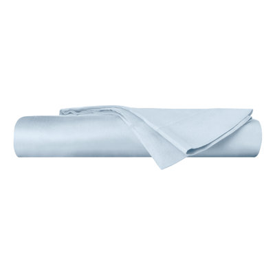 Ensemble de draps-housse en satin de coton 100% biologique Delara certifié GOTS, agrafe longue 400TC, doux et respirant