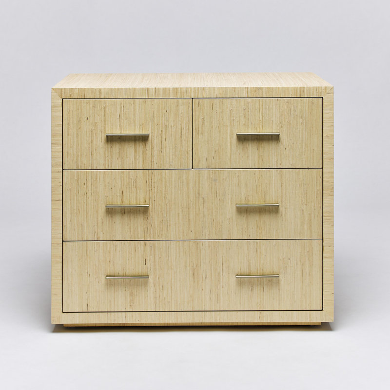 Commode 4 tiroirs Livia, Naturel