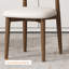 Ensemble de 6 chaises de salle à manger en frêne massif, revêtues de cuir microfibre, avec dossier incurvé, pour salle à manger et cuisine.-945366148