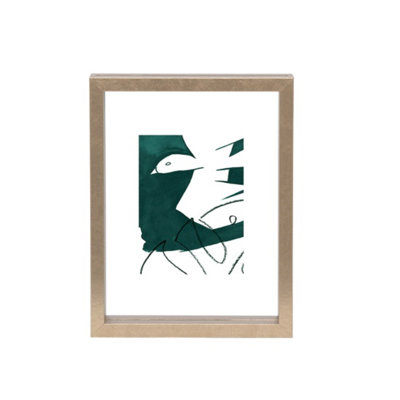Cosima Gold Wood Floater Picture Frame