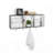 Dickens Metal Wall Organizer with Wall Baskets
