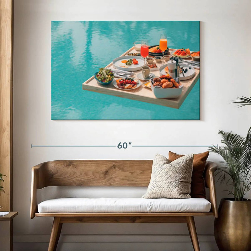 Yarlin Floating Pool Breakfast, 32" H x 48" W