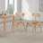 Solid Wood Dining Set with Sculpted Chairs-865691490-1012875474