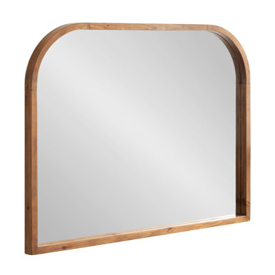 Occonor Wooden Arched Bathroom Mirror
