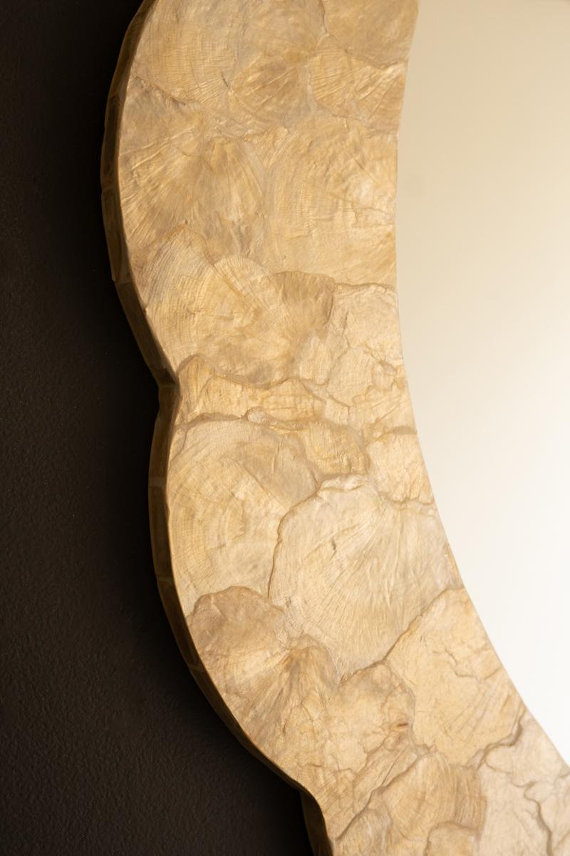 32" Capiz Shell Mirror